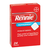 Rennie Antacid Spearmint 24 Tabs